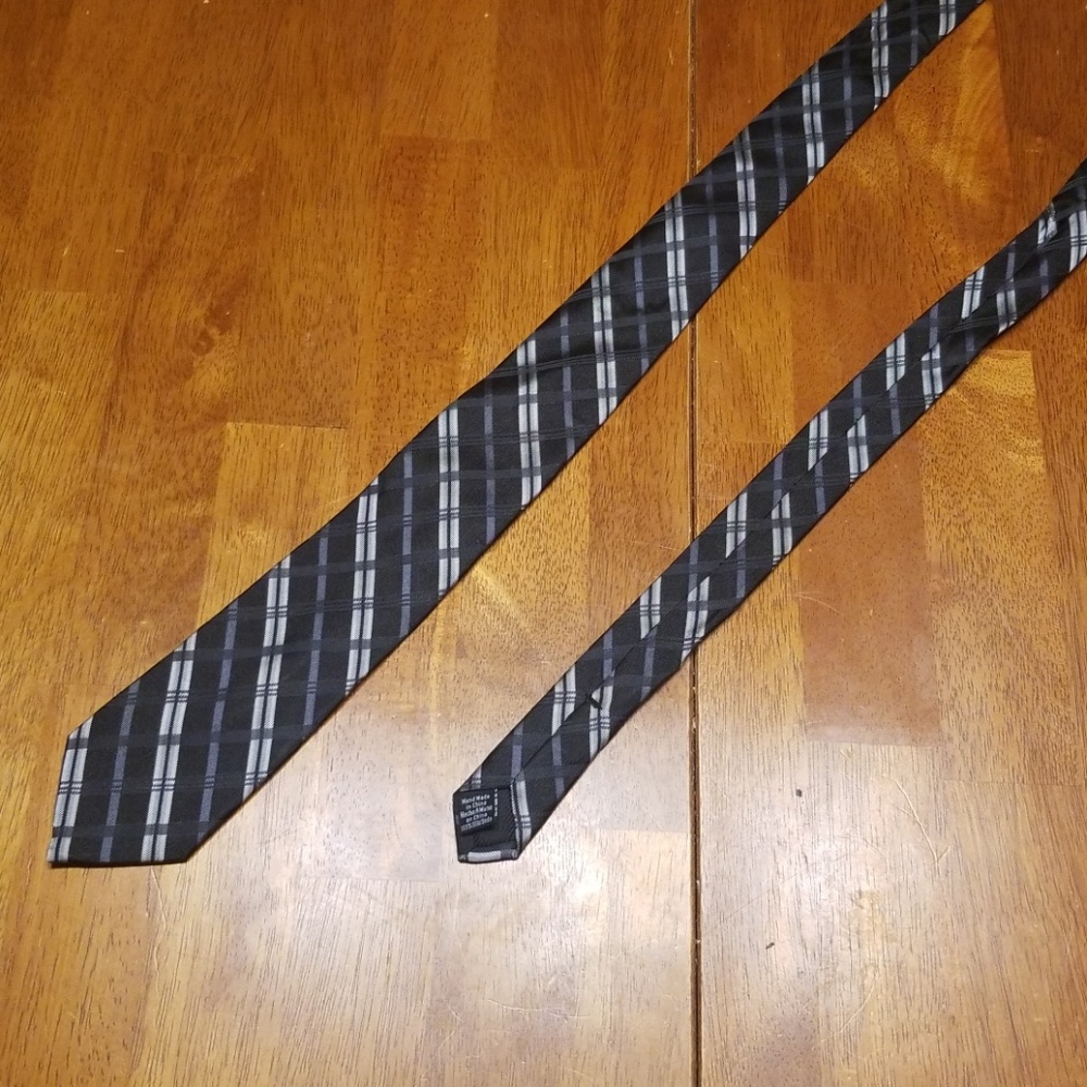 3 for 15 Ben Sherman black and silver tie
